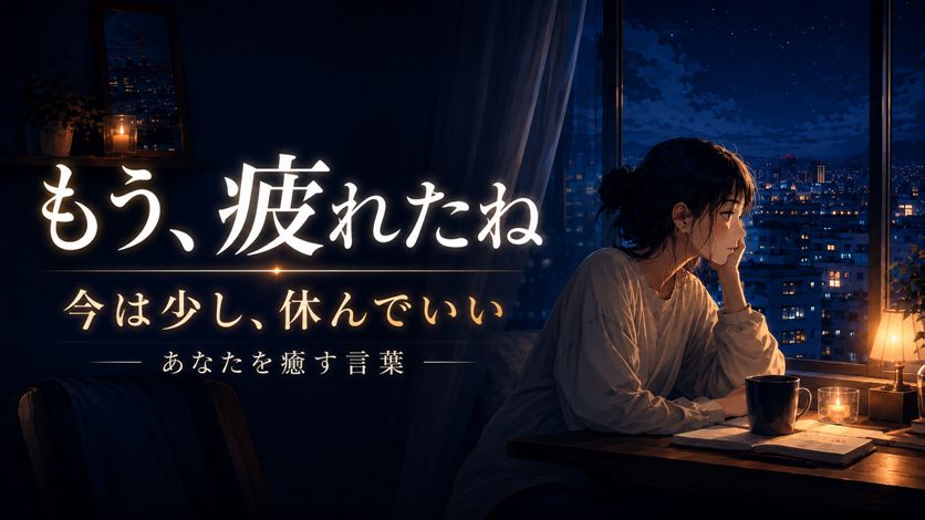 もう疲れた日に読みたい言葉10選｜心が疲れた時にそっと効くフレーズ