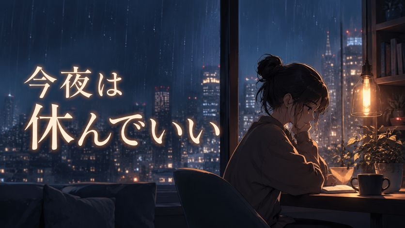 今夜は休んでいい｜もう頑張れない日に読む言葉10選