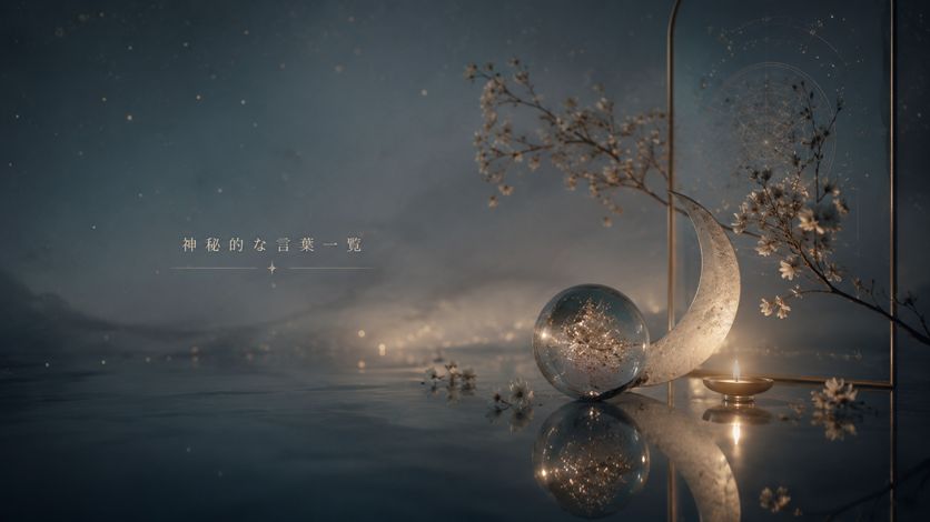 神秘的で美しい日本語一覧 146種類｜幻想的な響きと意味を持つ語彙集